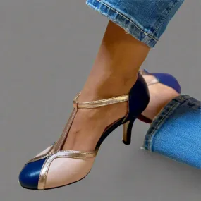 Brunhilde | Elegant Comfort Sandals with Heel
