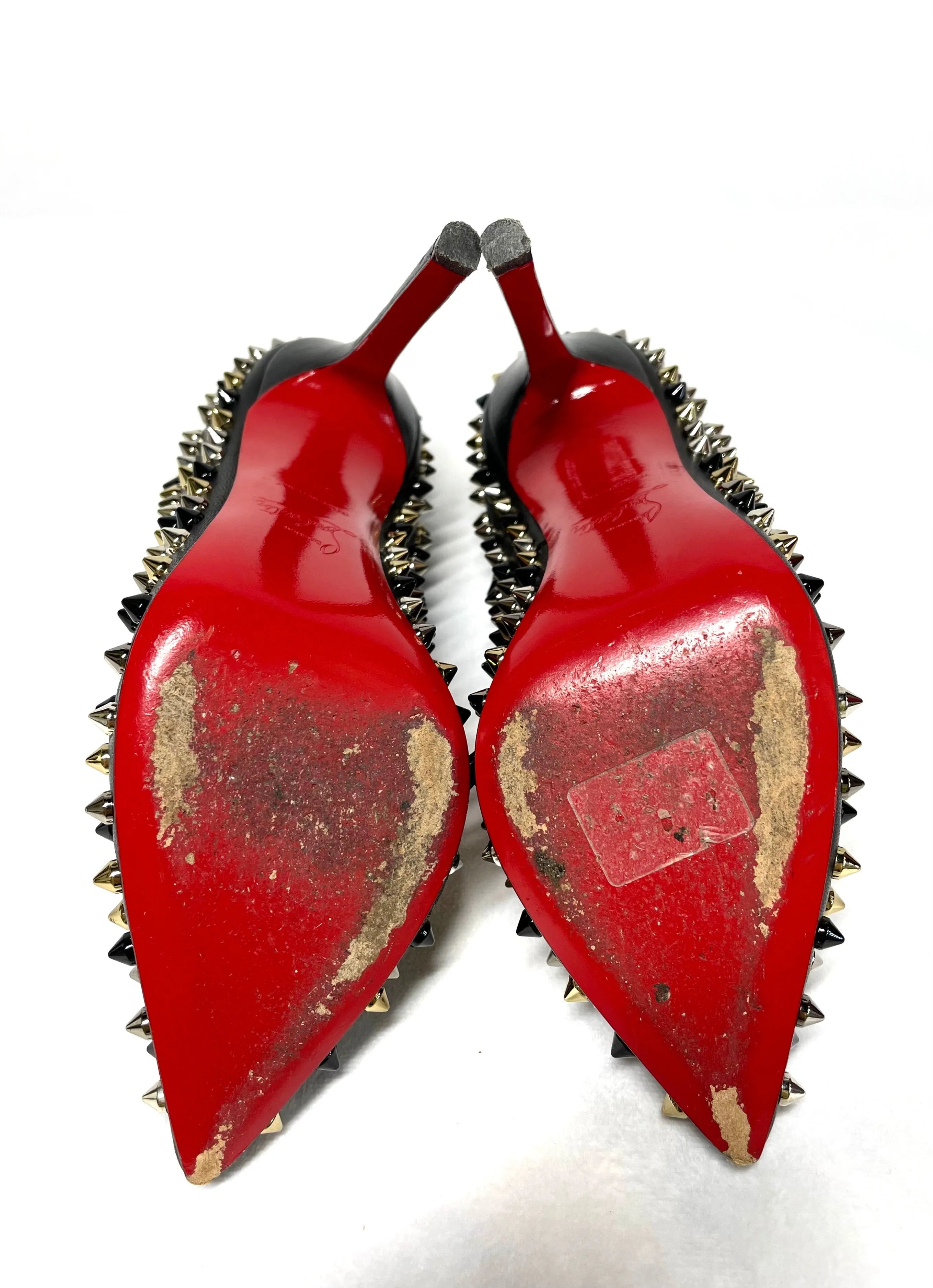 Christian Louboutin Studded Pigalle Pumps 36.5