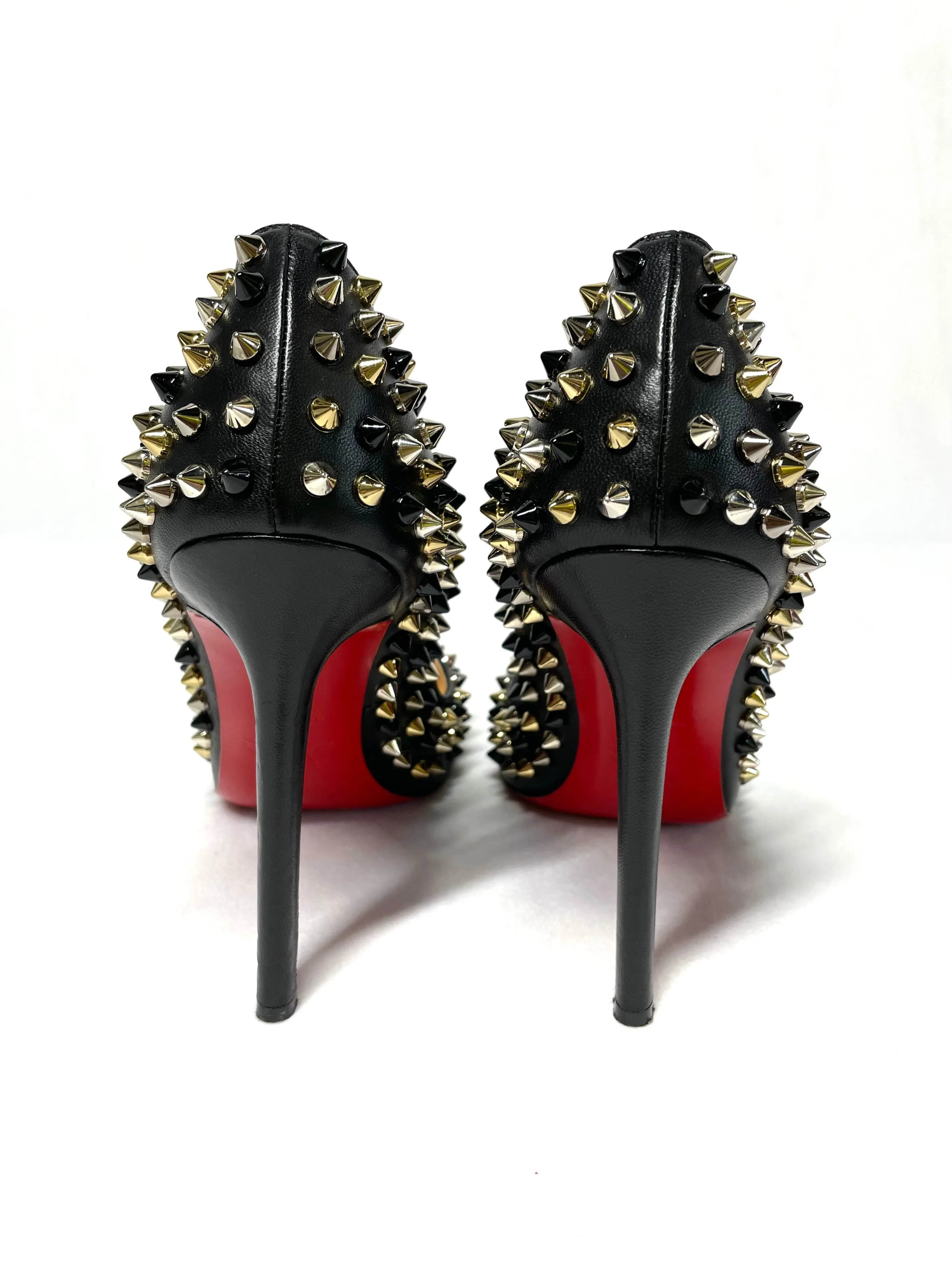 Christian Louboutin Studded Pigalle Pumps 36.5