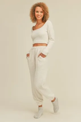 Cream Crop Lounge Bottom