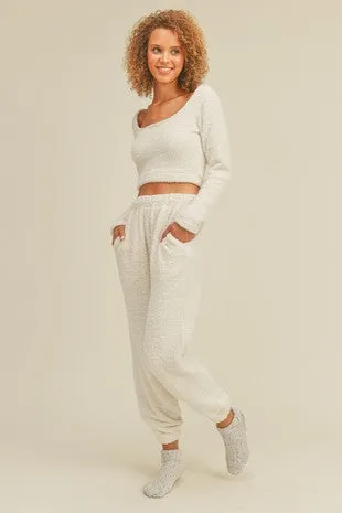 Cream Crop Lounge Bottom
