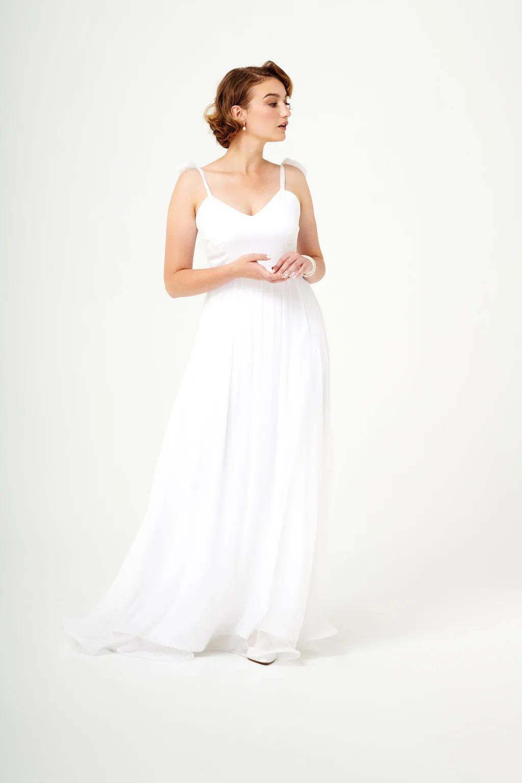 Dreamlover | Silk Wedding Gown with Bows
