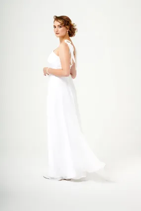 Dreamlover | Silk Wedding Gown with Bows