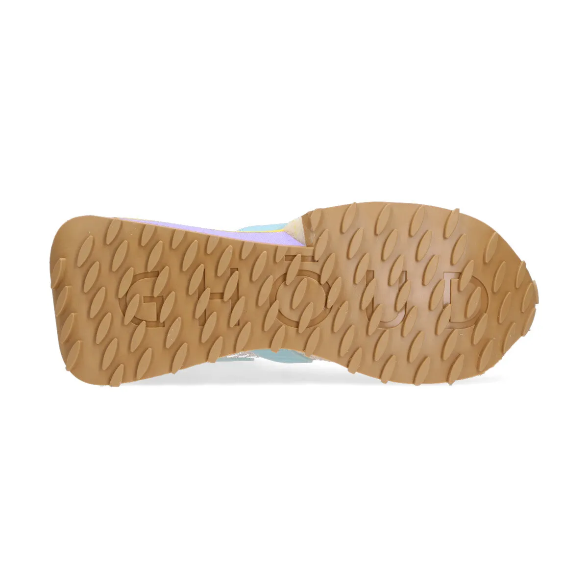 Ghoud sneakers Rush Groove crema azzurro