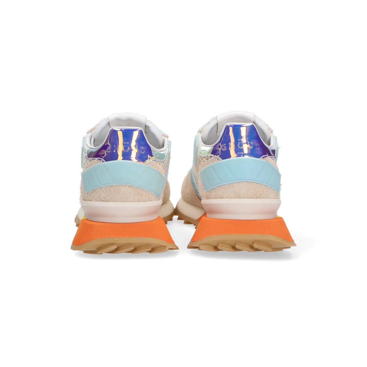 Ghoud sneakers Rush Groove crema azzurro