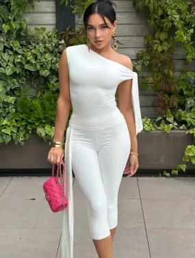 “Out & About” Fitted Bandage 2 Pc Top & Short Set