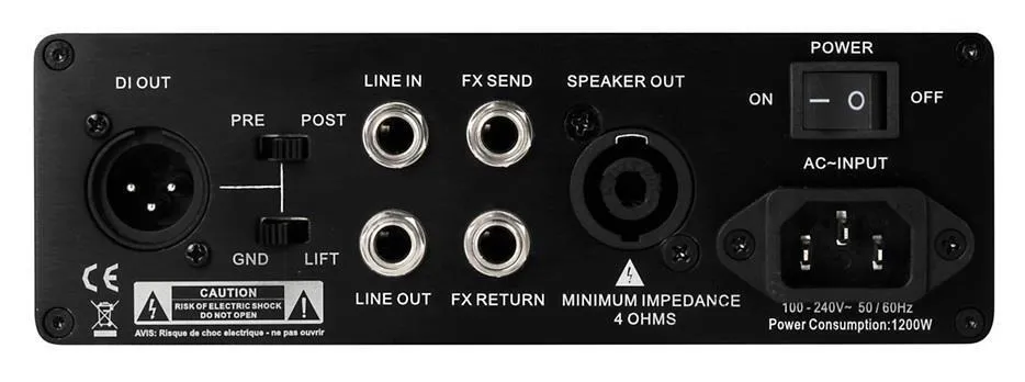 Phil Jones Bass PJB BP-800 Electric Bass Guitar Amplifier Amp Head