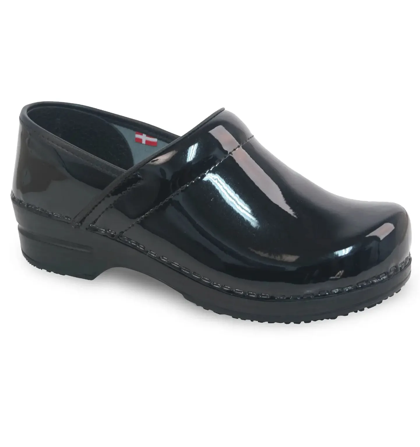 Sanita Sabel Women's Patent Leather Chef Clog (Chef Shoes)